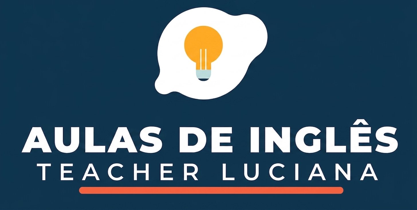 Logotipo branco da Professora Luciana
